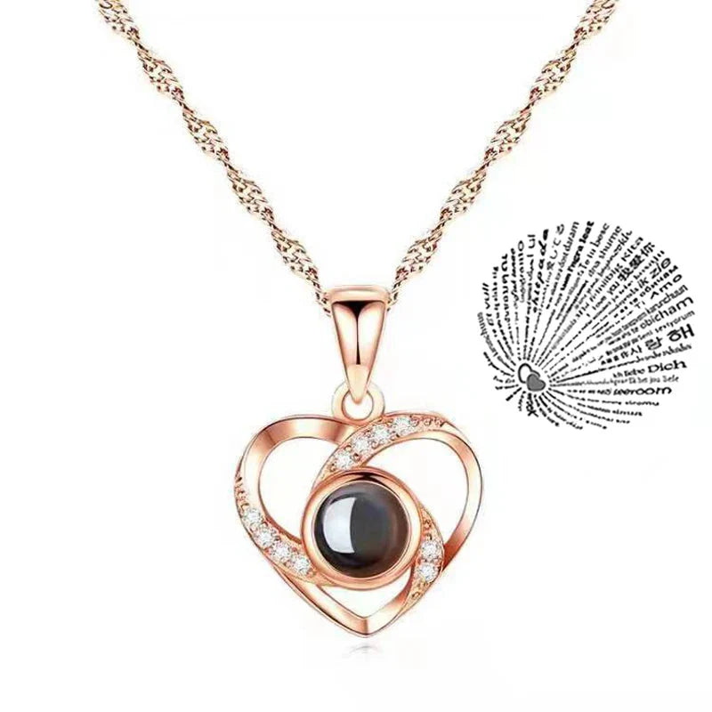 I Love You Necklace in 100 Languages – [Buy 1 Get 2]