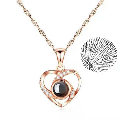 I Love You Necklace in 100 Languages – [Buy 1 Get 2]