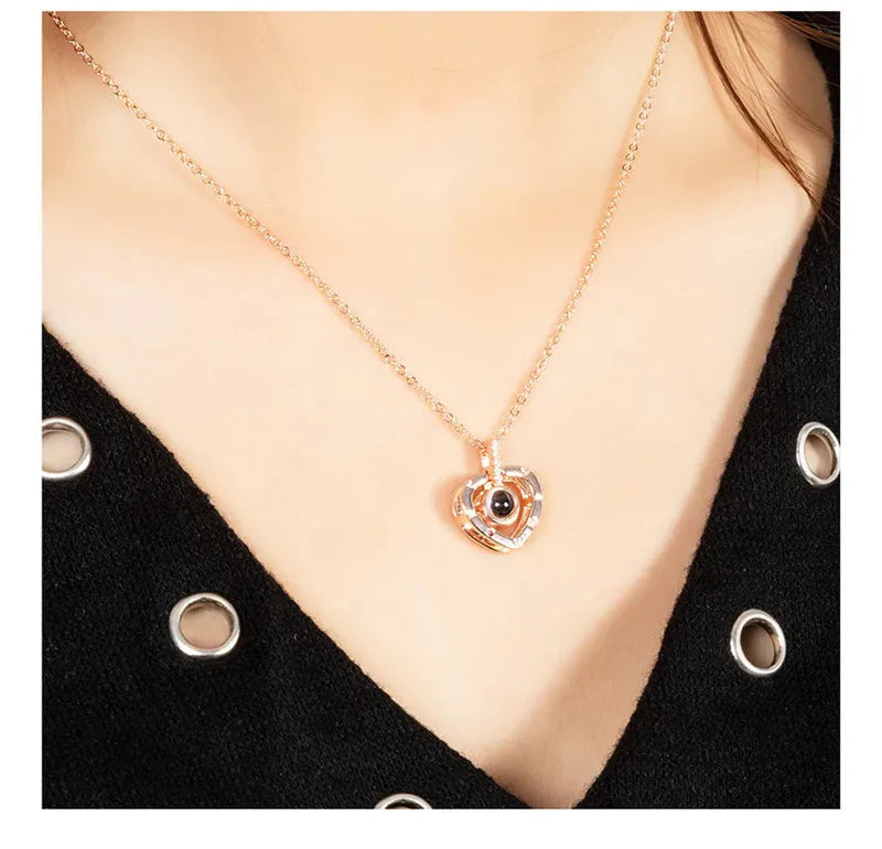 I Love You Necklace in 100 Languages – [Buy 1 Get 2]