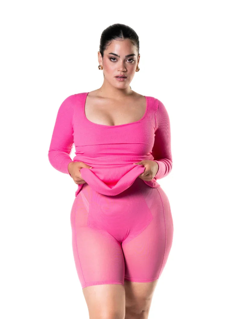 Shapewear Dress Long Sleeve