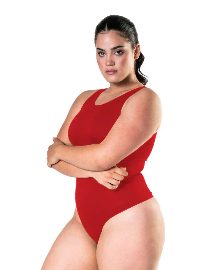 Sculpting Thong Bodysuit – Round Neckline