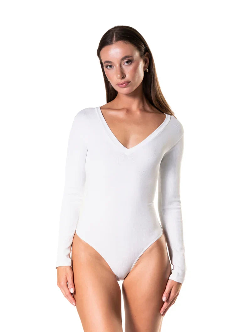 Body Scoop Neck Long Sleeve