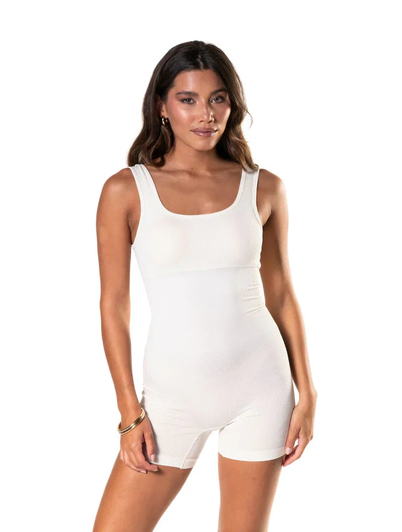 Jumpsuit Shapewear Square Neckline
