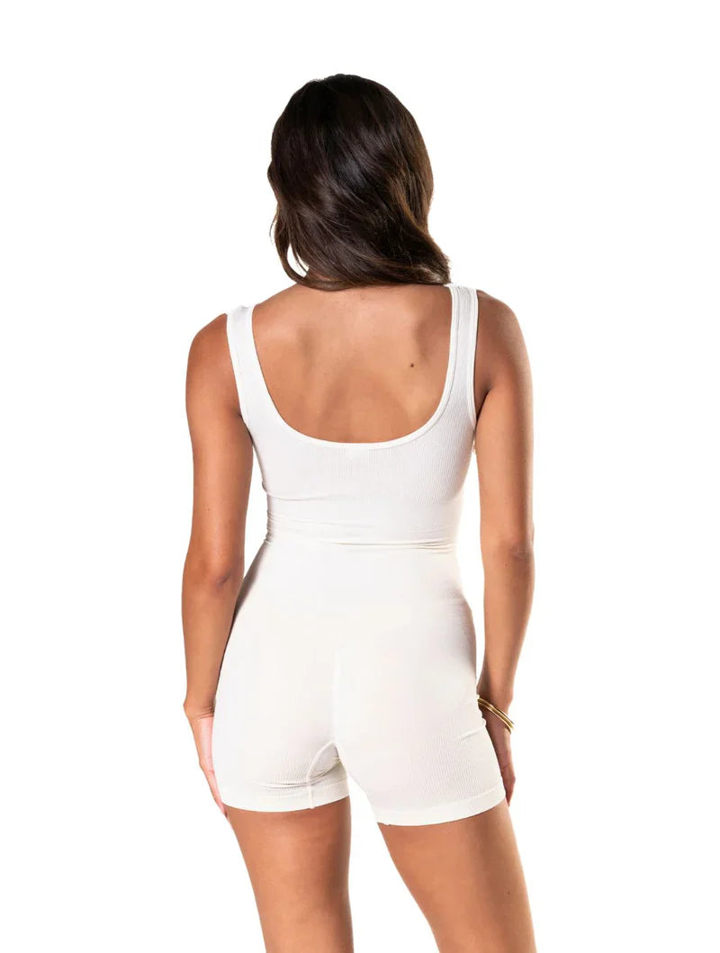 Jumpsuit Shapewear Square Neckline