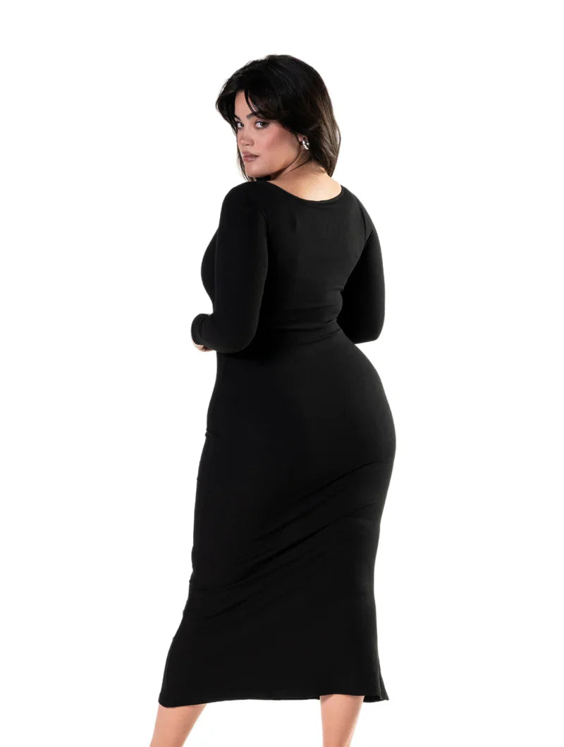 Shapewear Dress Long Sleeve