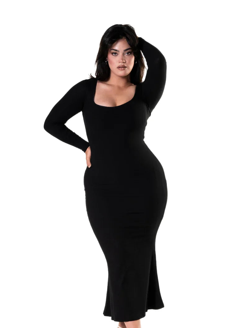 Shapewear Dress Long Sleeve