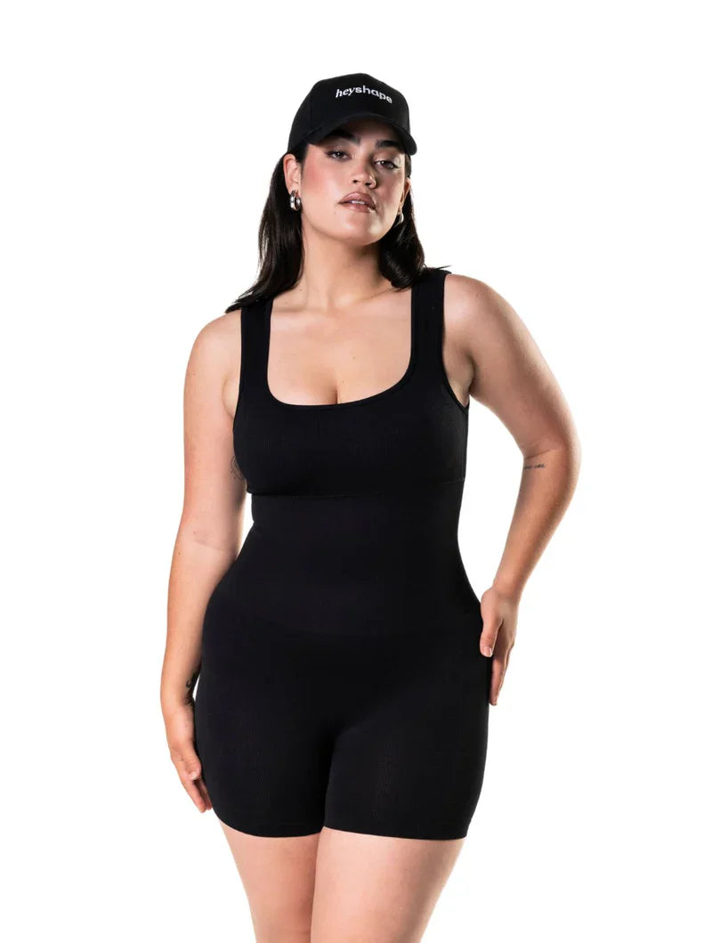 Jumpsuit Shapewear Square Neckline