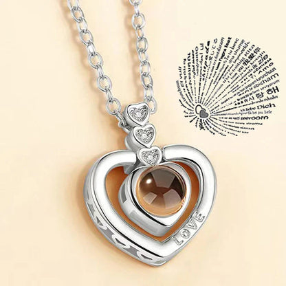 I Love You Necklace in 100 Languages – [Buy 1 Get 2]