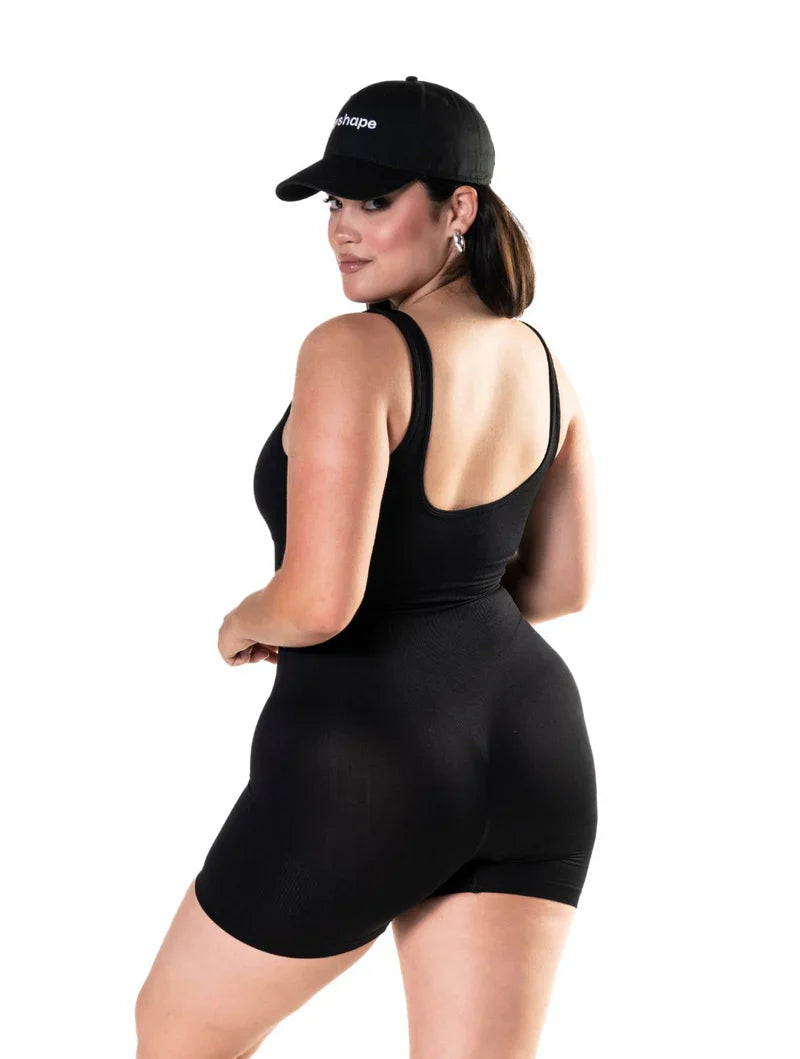 Jumpsuit Shapewear Square Neckline