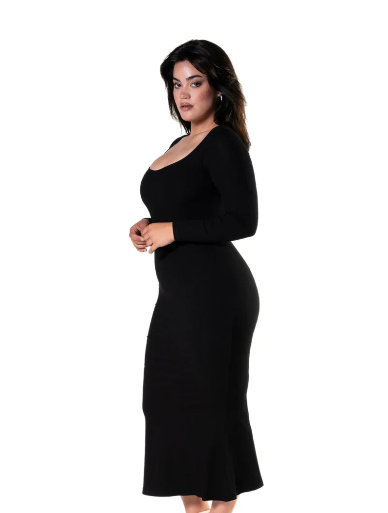 Shapewear Dress Long Sleeve